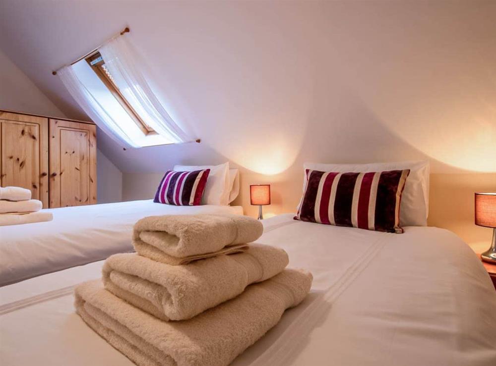 Twin bedroom at Lephin Cottage in Portree, Isle Of Skye