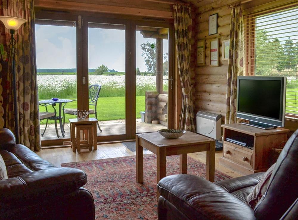 Light and airy living space at Lepus Lodge in Lincoln, Lincolnshire