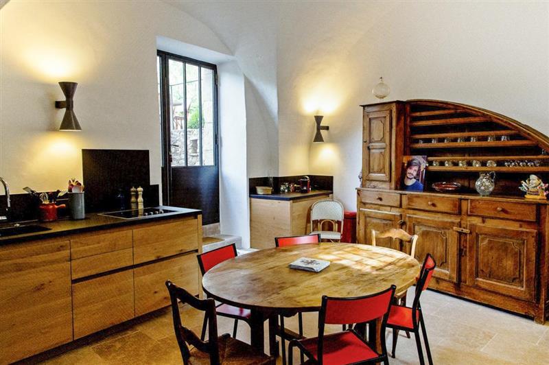The kitchen at Les Alpilles, Avignon, France