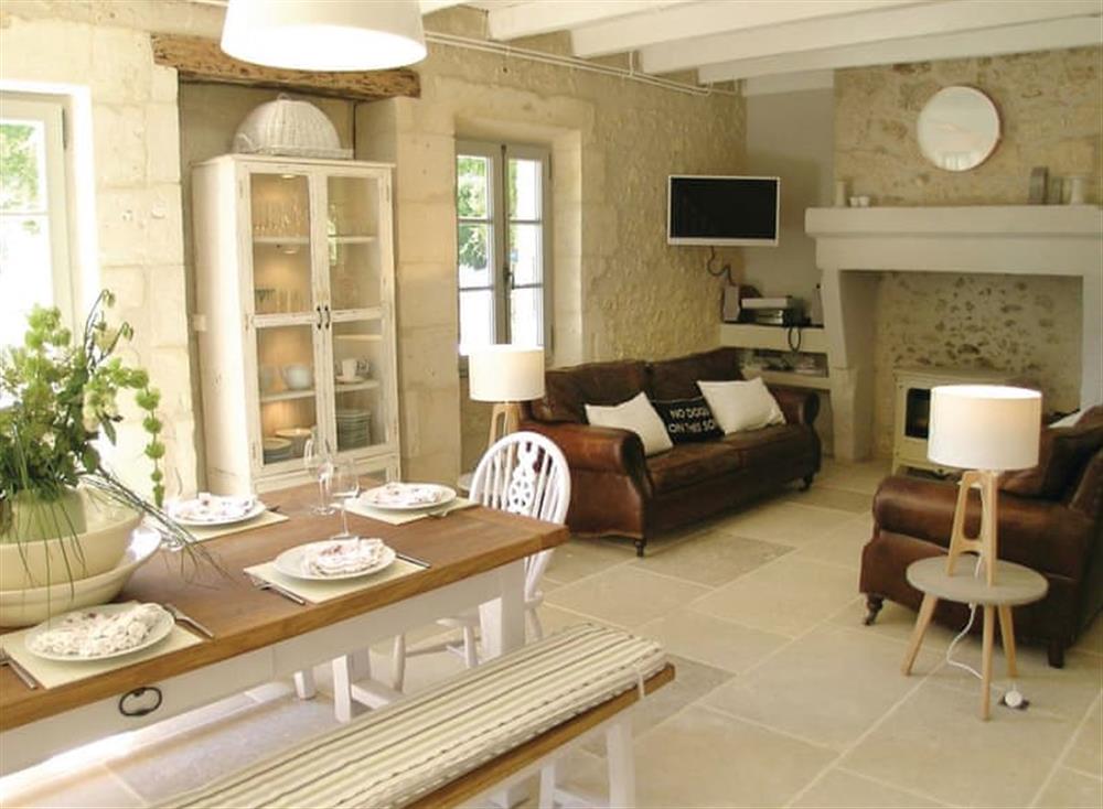 Living area (photo 4) at Les Coureilles in St Martin-des-Combes, Dordogne, France