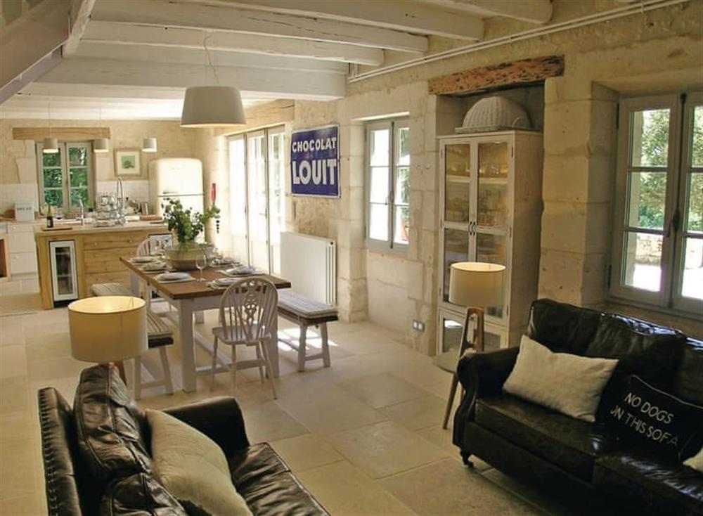 Living area (photo 5) at Les Coureilles in St Martin-des-Combes, Dordogne, France