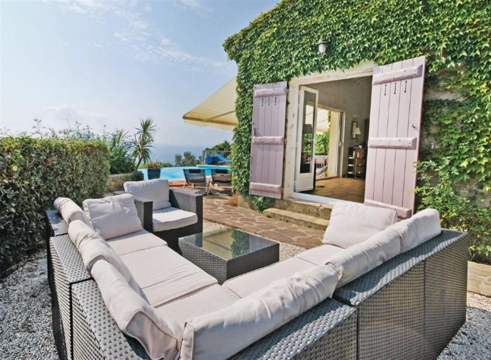 Sitting-out-area at Les Issambres in , France