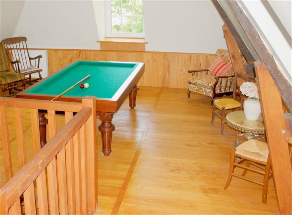 Games room at Les Jangoulies in Cubjac, Dordogne, France