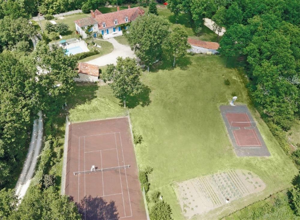 Garden and grounds at Les Jangoulies in Cubjac, Dordogne, France