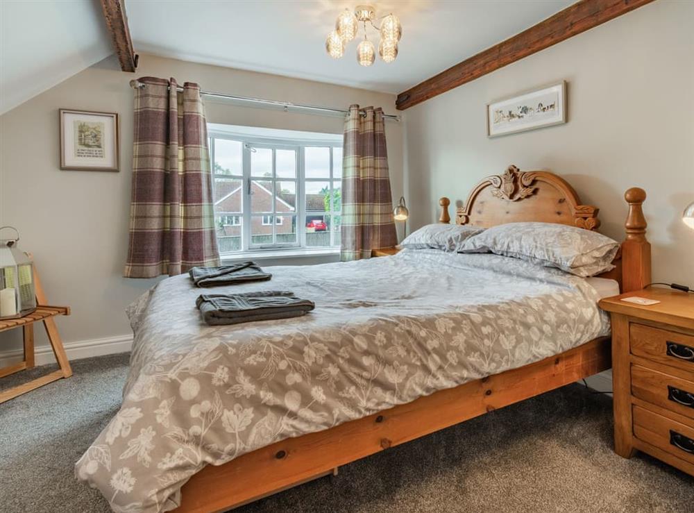 Double bedroom at Lesta Cottage in Bielby, near York, North Yorkshire