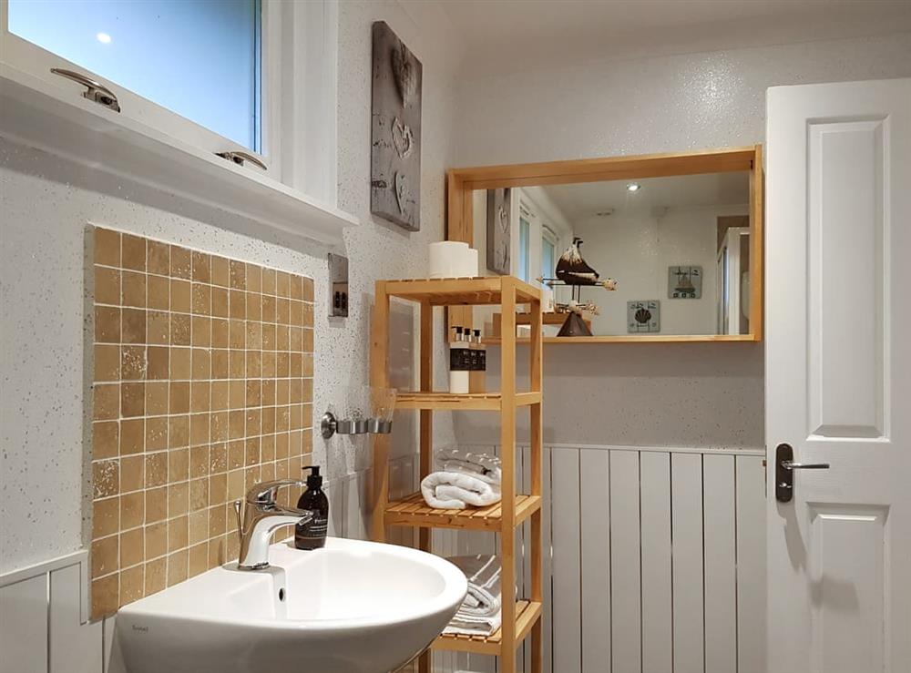 Bathroom at Leven Lodge 1 in Loch Lomond, Dumbartonshire