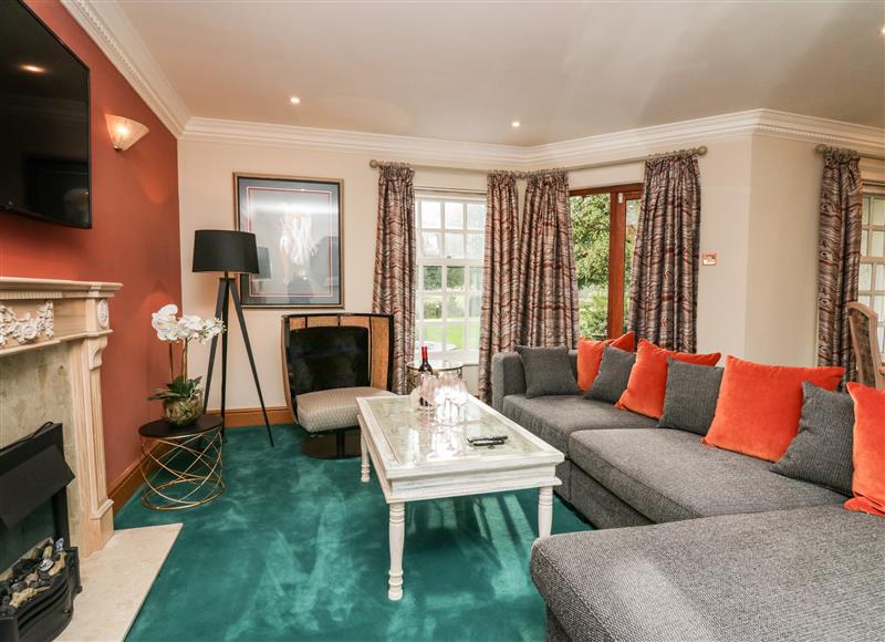 This is the living room at Levens Meadow, Lakeside near Bowness-On-Windermere