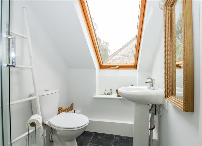 This is the bathroom at Leveret Cottage, Docking