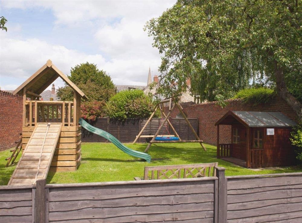 Childrens Play area at Levisham in Pickering, North Yorkshire., Great Britain