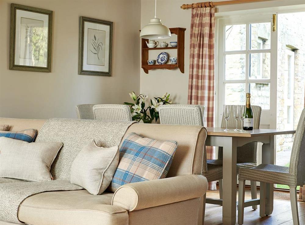 Living room/dining room at Levisham in Pickering, North Yorkshire., Great Britain