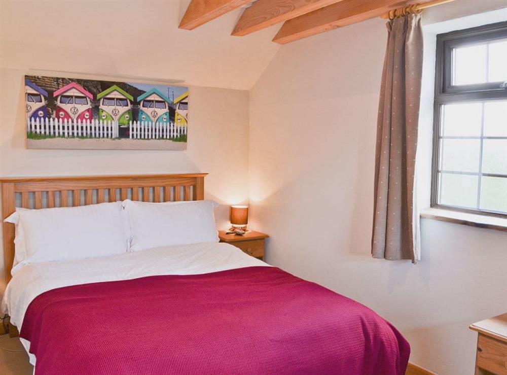 Double bedroom at Lewannick Stable in Cubert, near Holywell Bay, Cornwall