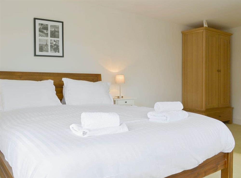 Comfortable second double bedroom at Leyfield Coach House in Kirkby Lonsdale, Cumbria