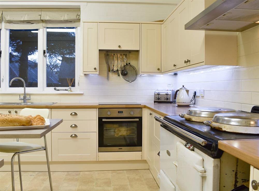 Wonderful kitchen at Leygreen Farmhouse in Beaulieu, near Brockenhurst, Hampshire