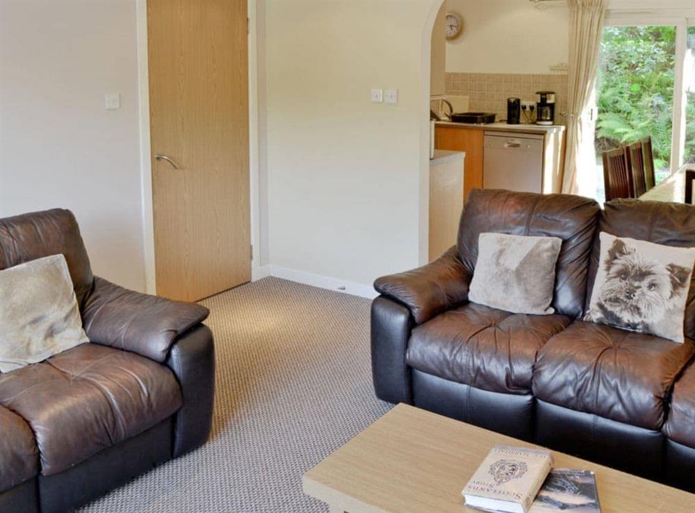 Comfortable living area at Lia Fail in Ballachulish, near Fort William, Argyll