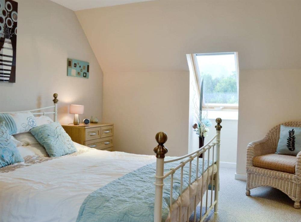 Cosy double bedroom at Lia Fail in Ballachulish, near Fort William, Argyll