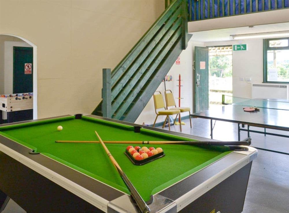 Indoor recreation area at Badgers House, 
