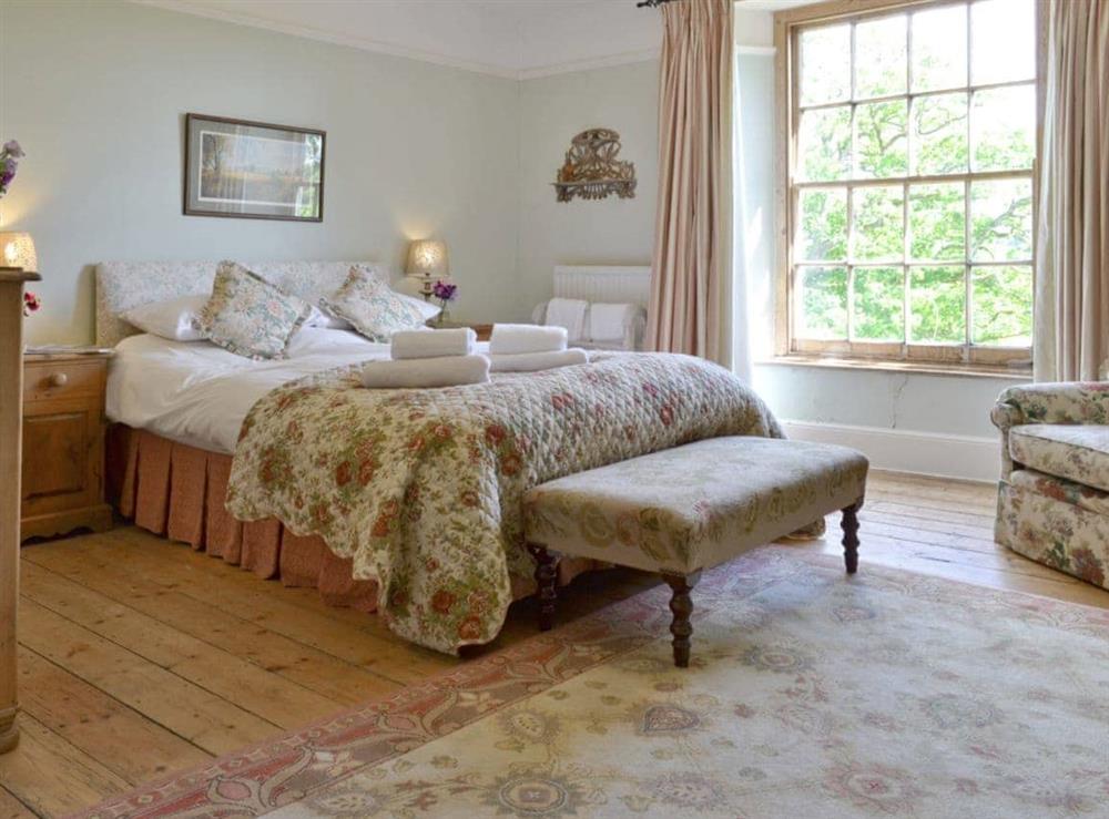 Elegant double bedroom at Toad Hall, 