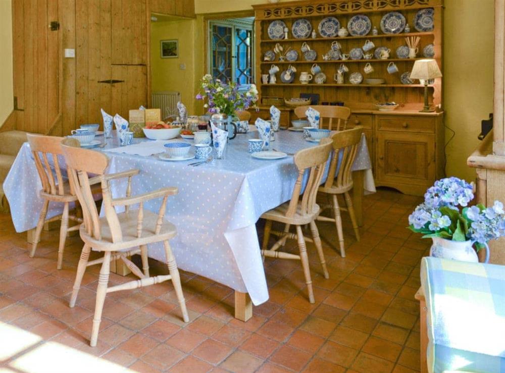 Large dining capacity in kitchen/diner at Toad Hall, 