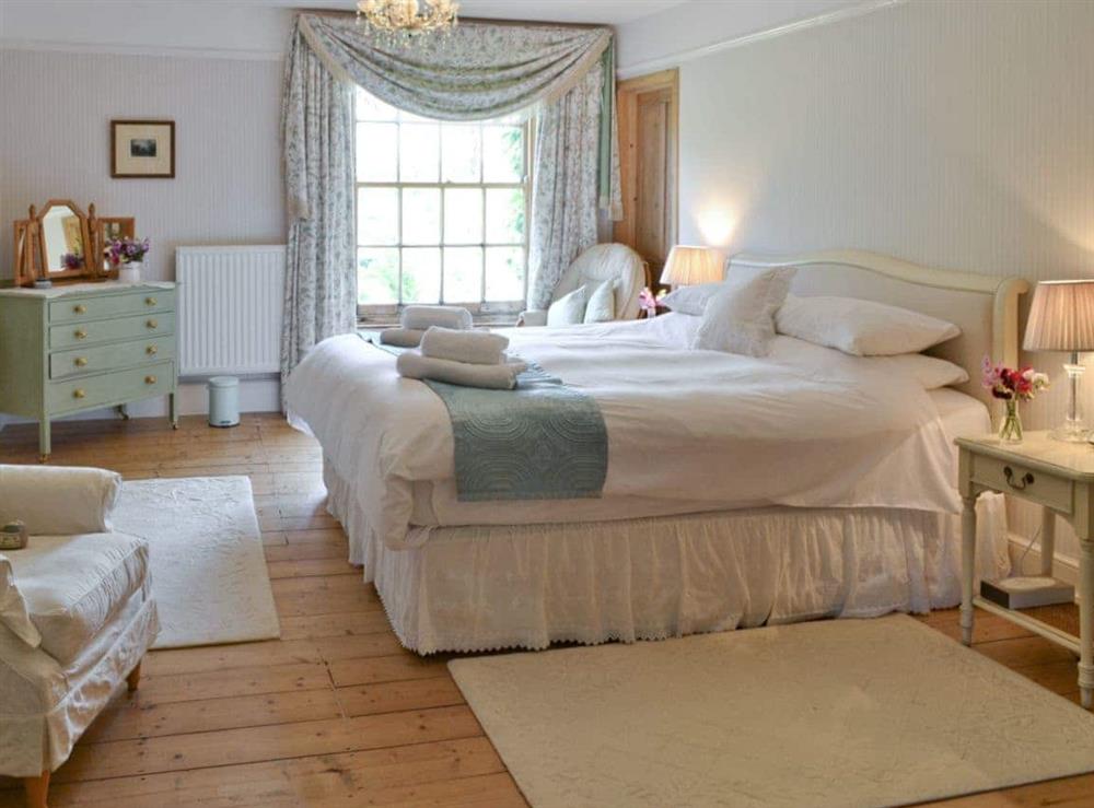 Spacious master bedroom at Toad Hall, 