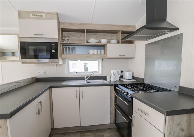 The kitchen at Lido Gold 205, Prestatyn
