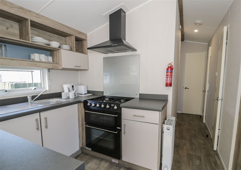 The kitchen at Lido Gold 273, Prestatyn