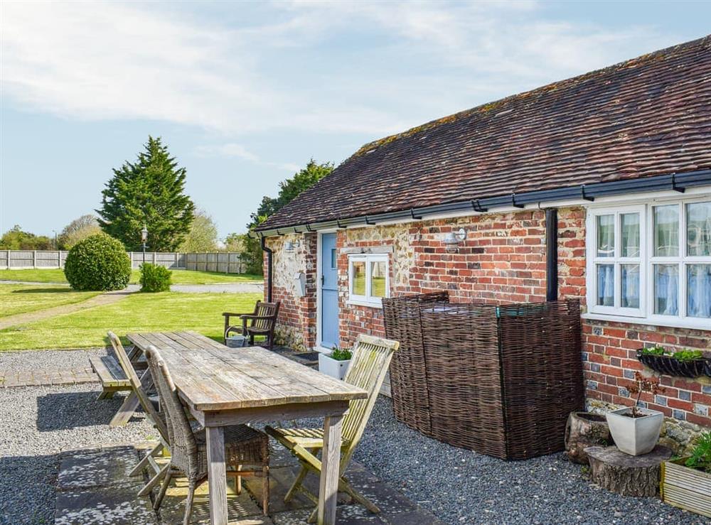 Sitting-out-area at Lidsey Farmhouse in Bognor Regis, West Sussex
