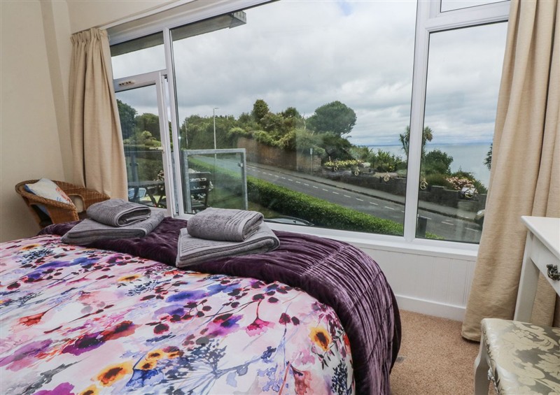 One of the bedrooms at Lifeboat Lookout, Tenby