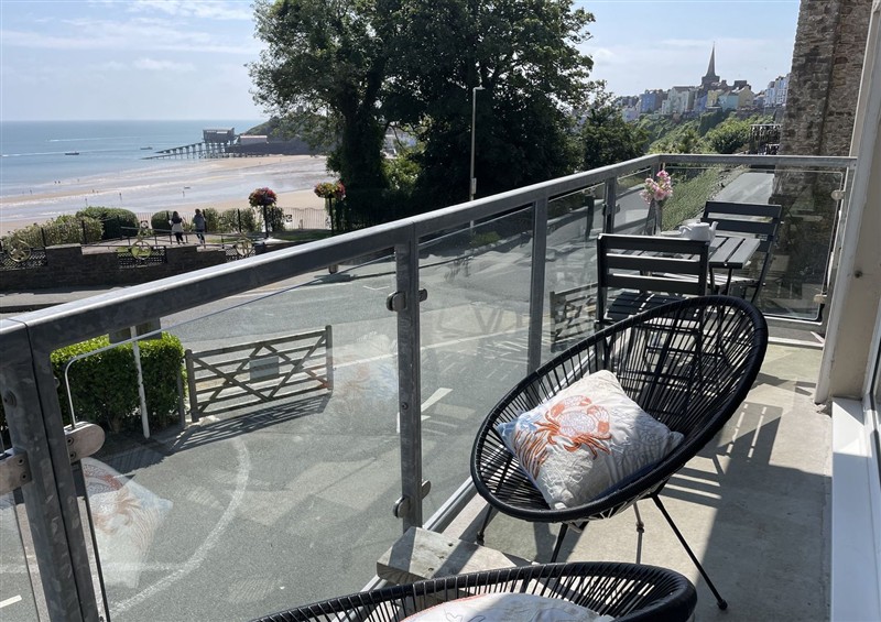Outside at Lifeboat Lookout, Tenby