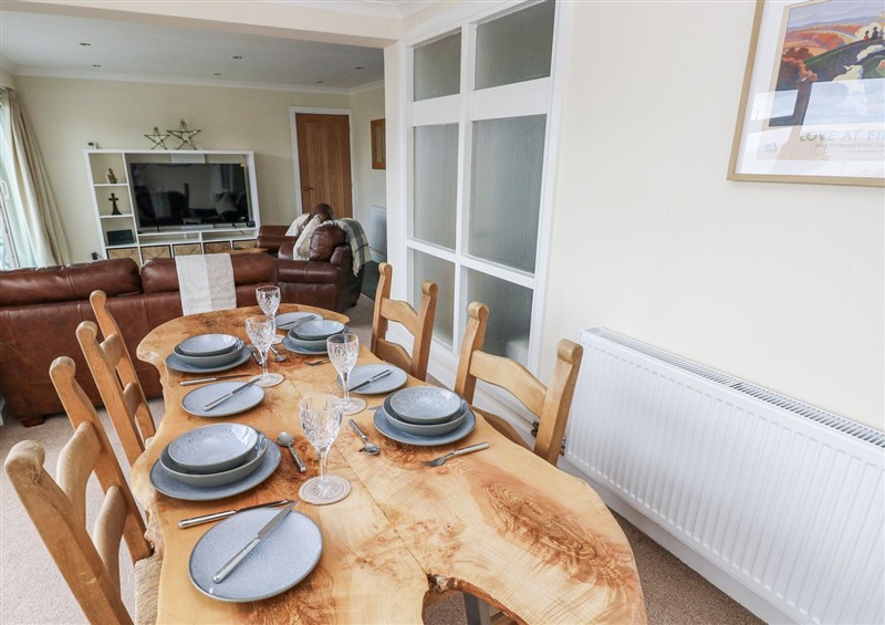 The dining area at Lifeboat Lookout, Tenby