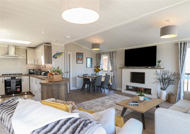 Relax in the living area at Lifes a Beach, Bacton