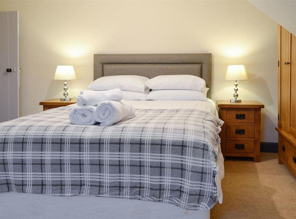 Double bedroom at Liftingstane Farmhouse in Closeburn, near Thornhill, Dumfriesshire