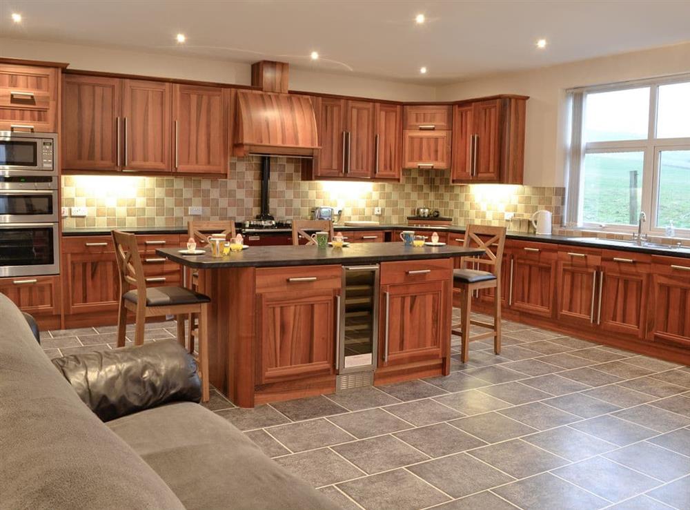 Open plan kitchen, living and dining area (photo 3) at Liftingstane Farmhouse in Closeburn, near Thornhill, Dumfriesshire