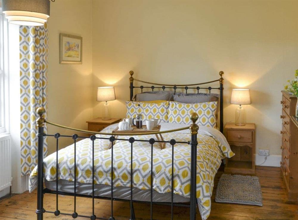 Relaxing double bedroom at Lighthouse Cottage in Happisburgh, Nr Cromer, Norfolk., Great Britain