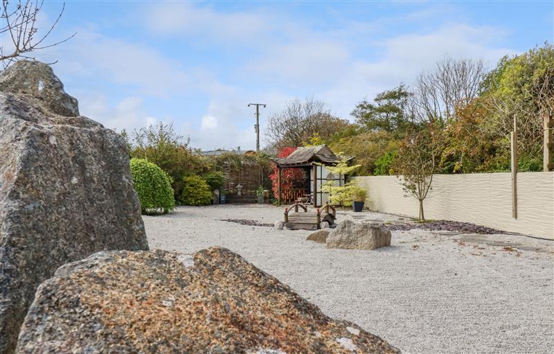 This is the garden at Lighthouse Cottage, Truro