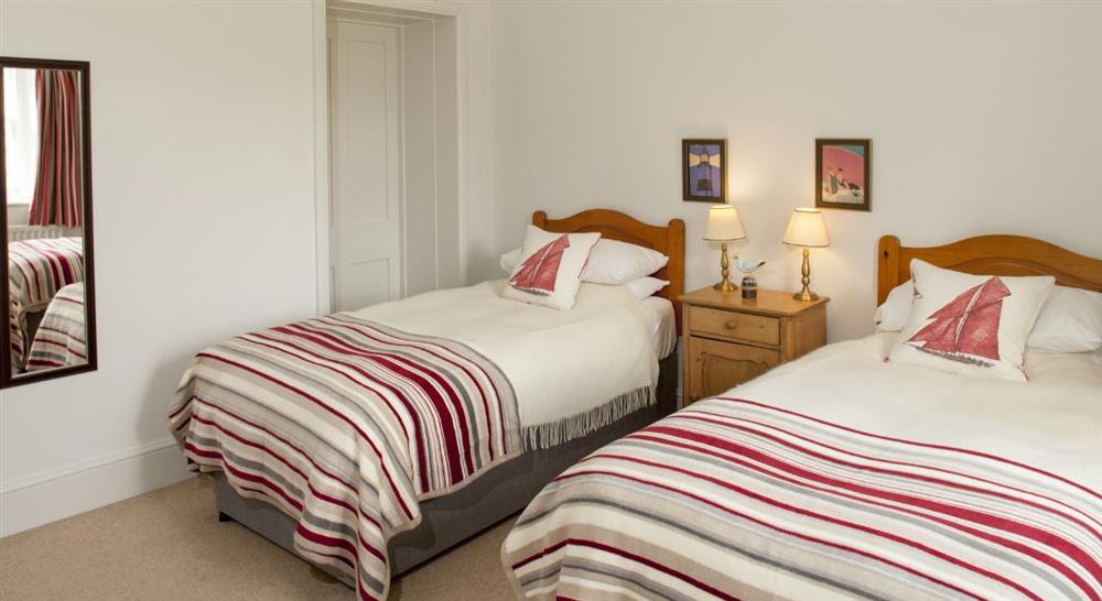 The twin bedroom at Lighthouse Keeper's Cottage 2 in Sunderland, Tyne & Wear