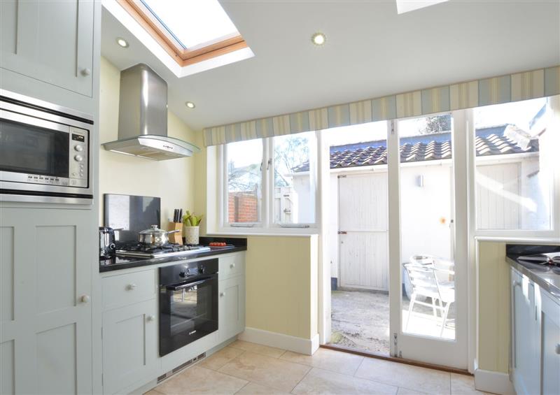 This is the kitchen at Lighthouse View, Southwold, Southwold