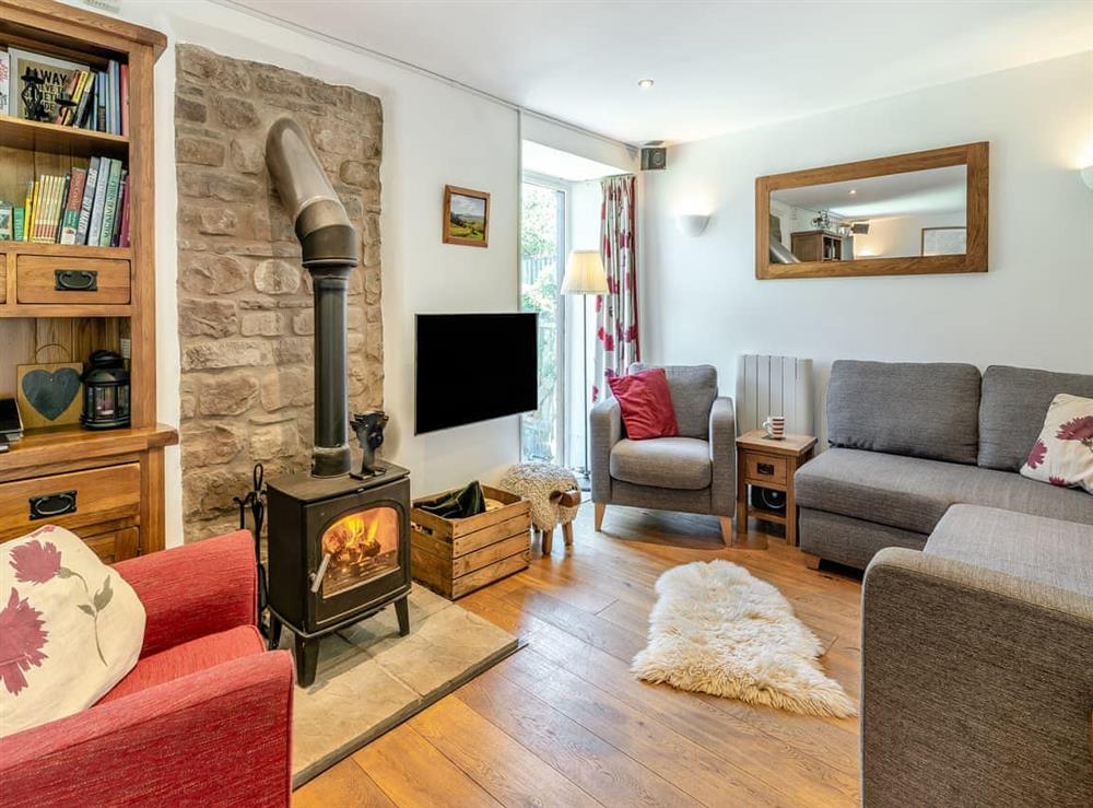 Living area at Lilac Cottage in Abergavenny, Gwent