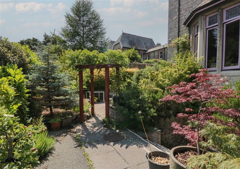 The garden at Lilac Cottage at Grange Boutique, Grange-Over-Sands