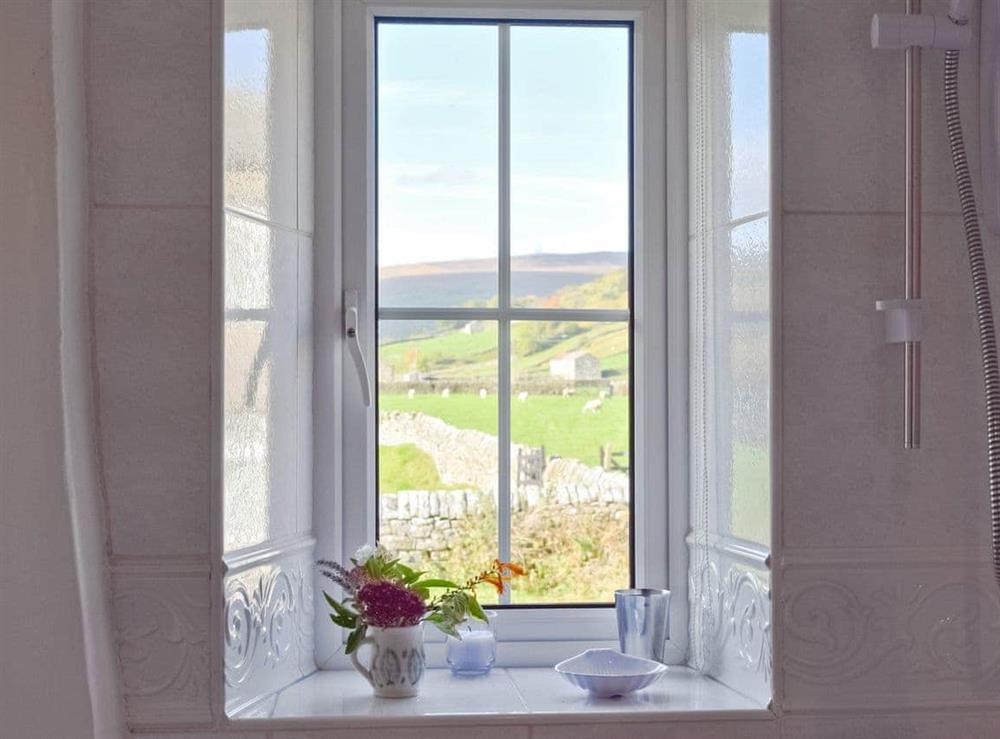 View from bathroom window at Lilac Cottage in Richmond, North Yorkshire