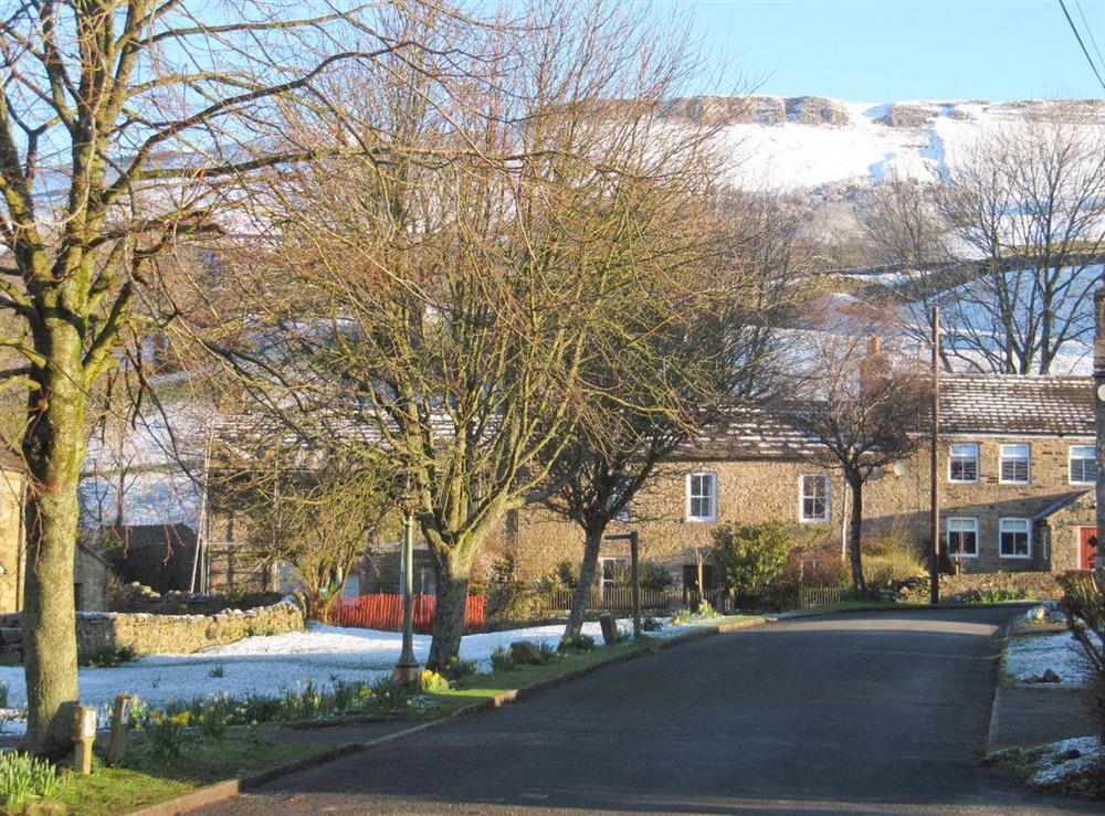 Local area in winter at Lilac Cottage in Sedbusk, near Hawes, North Yorkshire