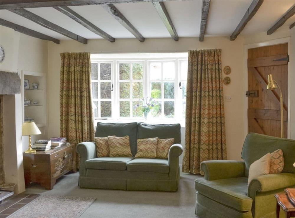 Comfy seating in living room at Lilac Cottage in Sinnington, near Pickering, North Yorkshire