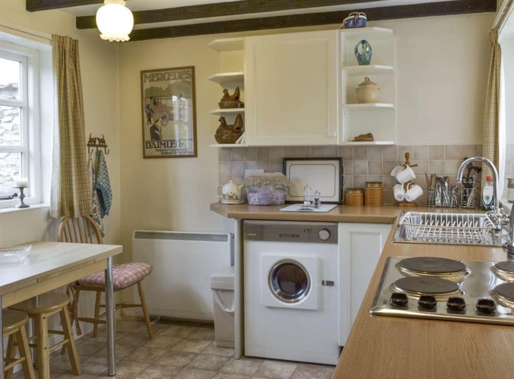 Good sized kitchen with dining area at Lilac Cottage in Sinnington, near Pickering, North Yorkshire
