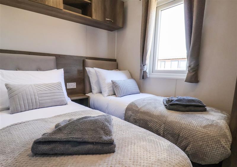 A bedroom in Lilac Lodge at Lilac Lodge, Runswick Bay near Staithes