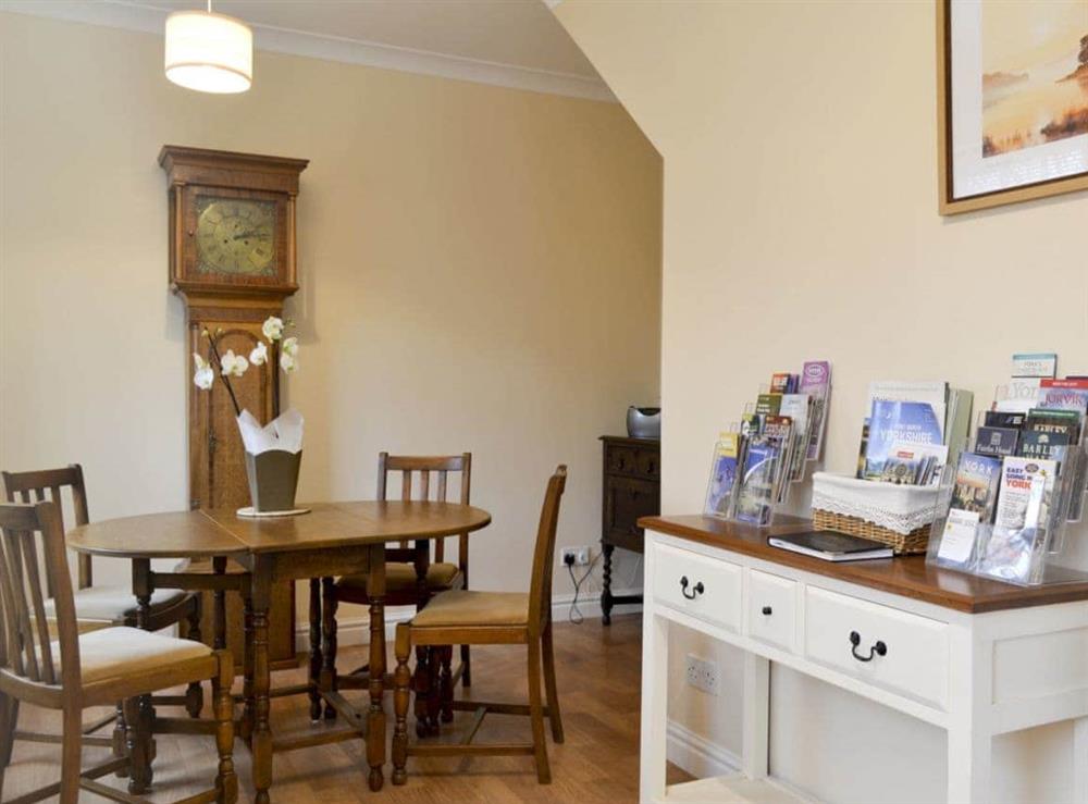 Dining area at Lilac Tree Cottage in Murton, near York, North Yorkshire