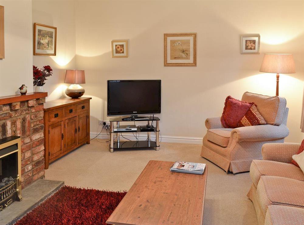 Living room at Lilac Tree Cottage in Murton, near York, North Yorkshire