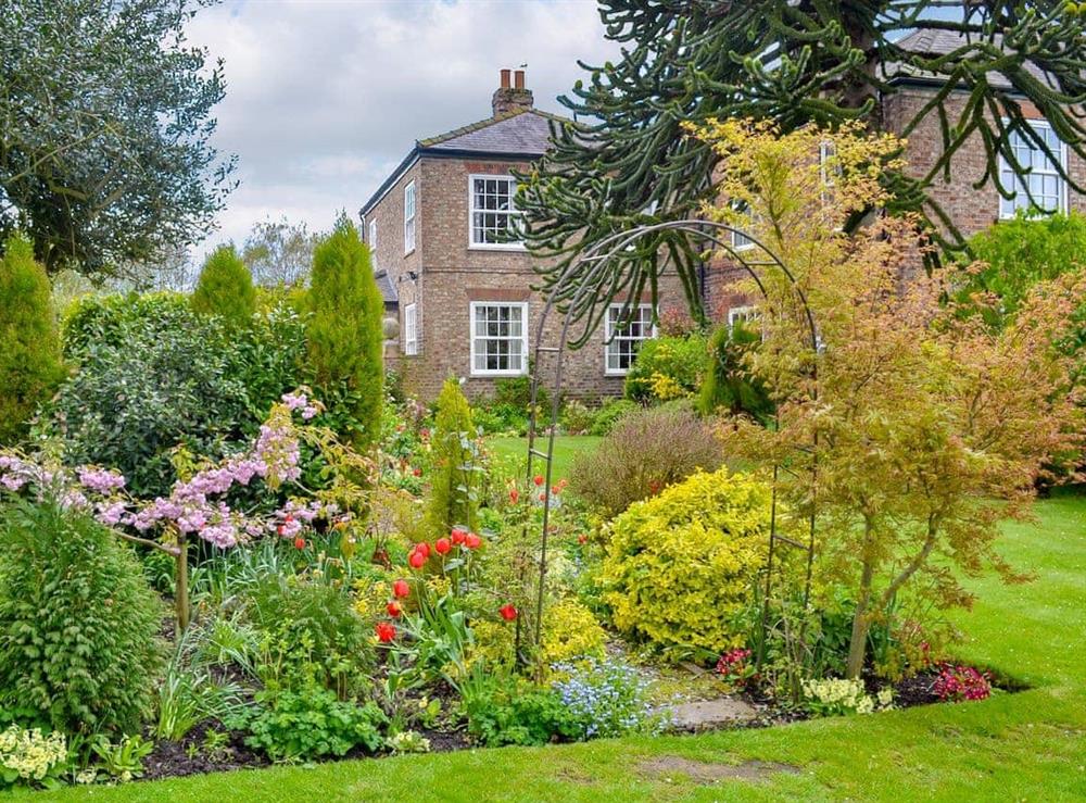 Stunning garden and grounds at Lilac Tree Cottage in Murton, near York, North Yorkshire