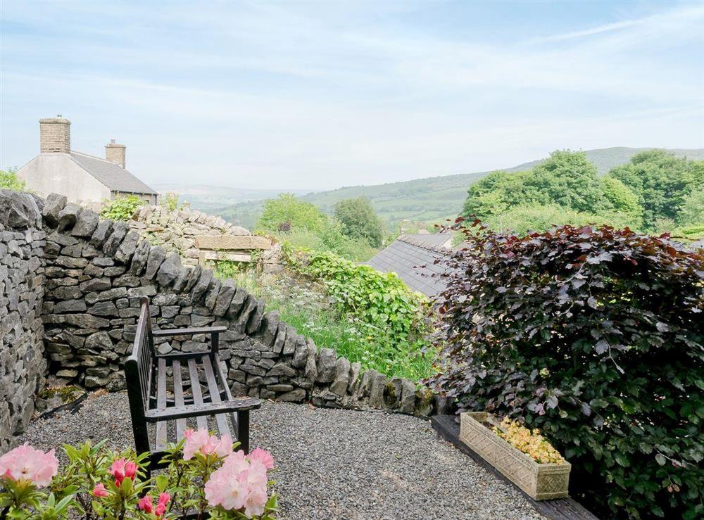 There are numerous spots dotted around the property for you to sit and relax at Lillegarth in Bradwell, Derbyshire