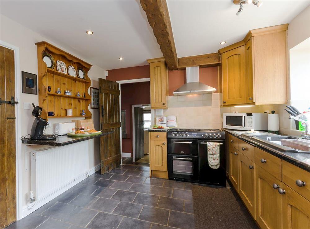 Well equipped kitchen at Lillegarth in Bradwell, Derbyshire
