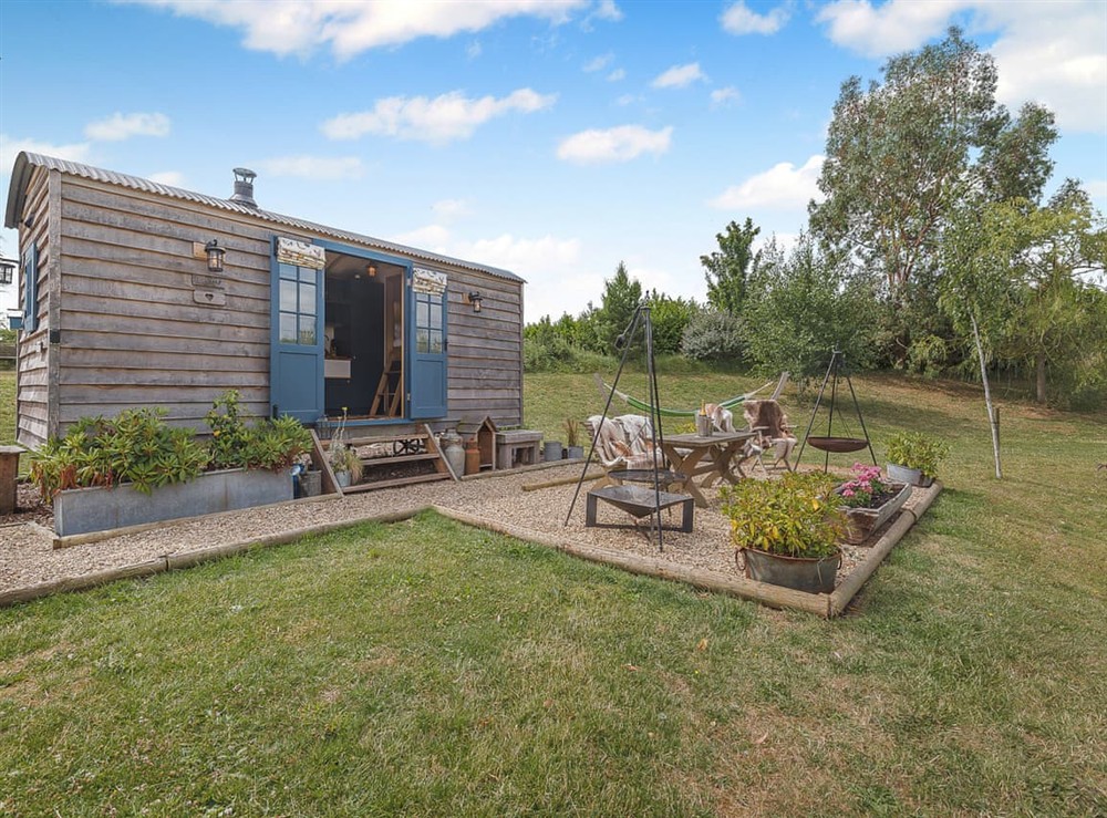 Exterior at Lillies Shepherd Hut in Nottingham, Leicestershire