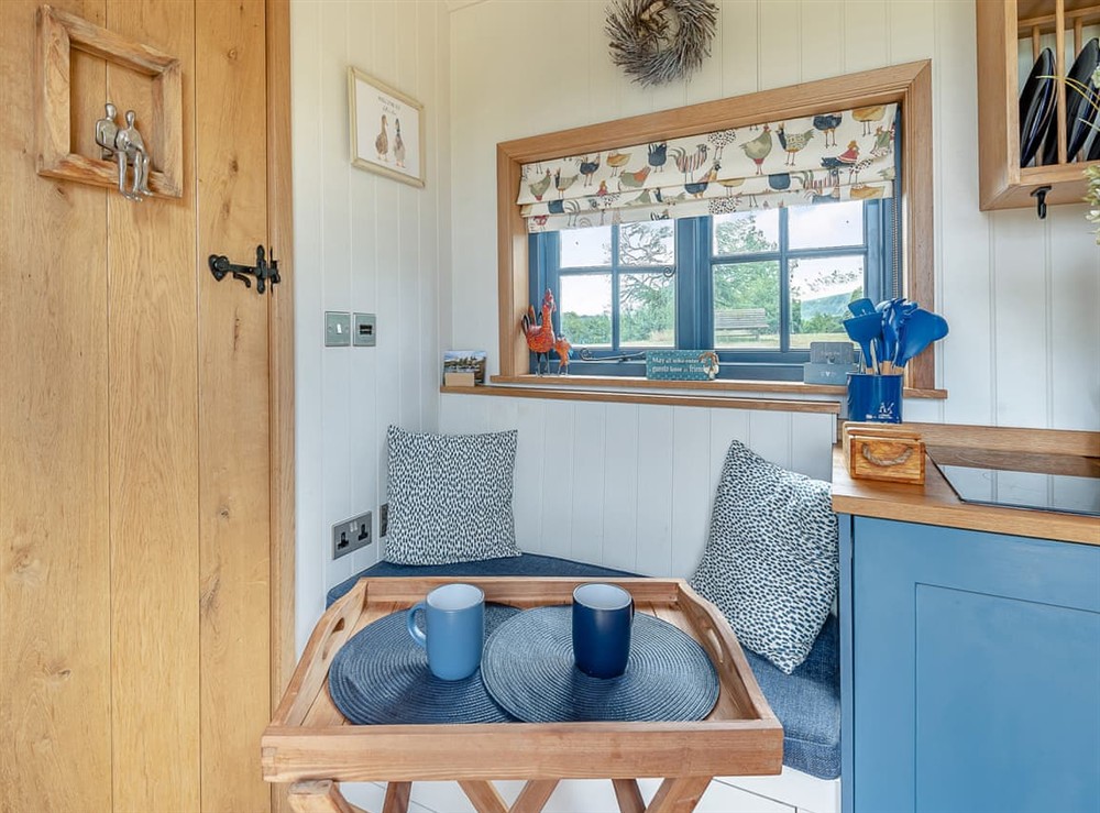 Open plan living space (photo 5) at Lillies Shepherd Hut in Nottingham, Leicestershire